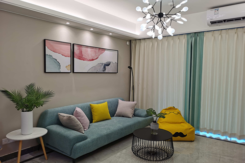 ?？谑胁擦治髟番F代簡約風格三居室裝修案例