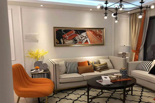 海口市椰海潤景現代簡約風格三居室裝修案例