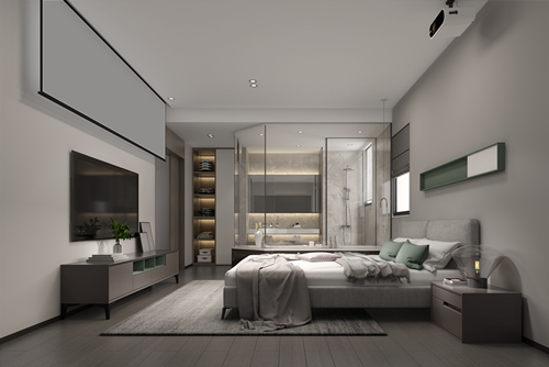 ?？谑斜坦饒@劍橋郡現代簡約風格四居室裝修案例