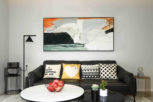 海口市國貿城市花園現代簡約風格三居室裝修案例