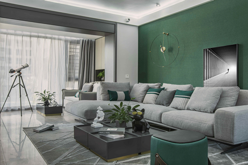 ?？谑胁擦治髟番F代簡約風格三居室裝修案例