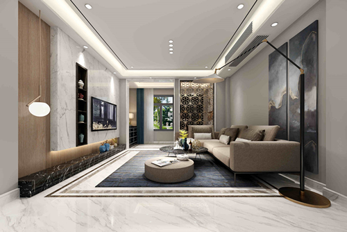清遠市萬科華府現代簡約風格別墅裝修案例