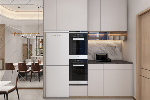 中山市勝球陽光花園輕奢風(fēng)格四居室裝修案例