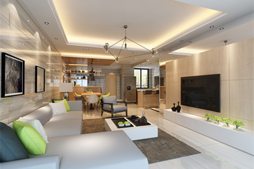 中山市碧桂園招商大名府現代簡約風格三居室裝修案例
