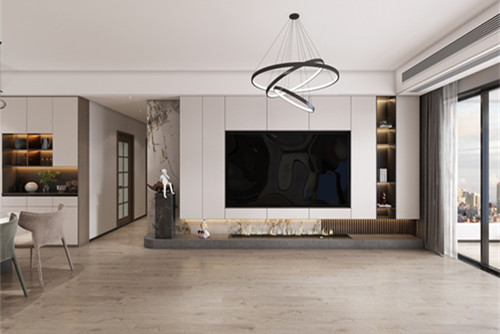 中山市樂陶居輕奢風(fēng)格四居室裝修案例