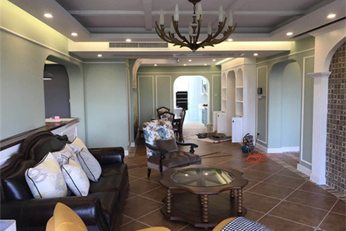 莆田市億佳花園美式風格四居室裝修案例