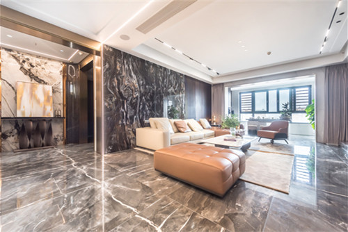 ?？谑斜坦饒@劍橋郡輕奢風格四居室裝修案例