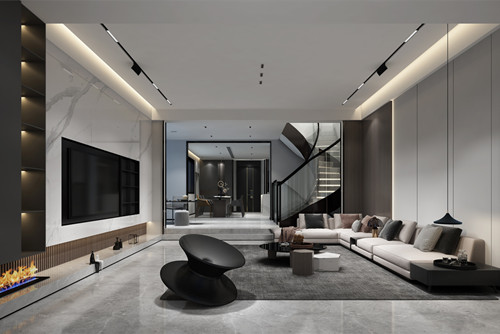 ?？谑泻豌Ｌ母F代簡約風格別墅裝修案例