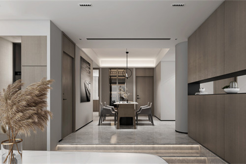 海口市南國威尼斯城別墅現(xiàn)代簡約風(fēng)格三居室裝修案例