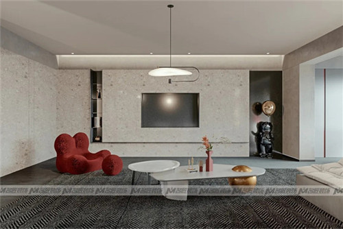 潮州市安盛花苑現(xiàn)代簡約風格五居室裝修案例