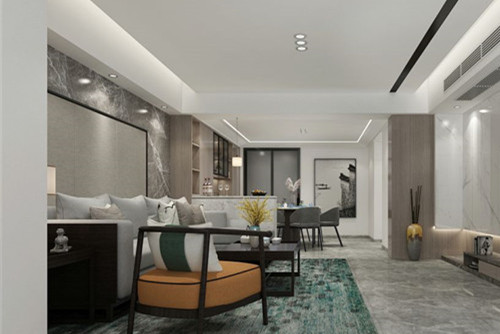 潮州市庵埠亨利北路工行宿舍現代簡約風格四居室裝修案例