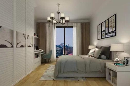 貴港市普羅旺斯現代簡約風格三居室裝修案例