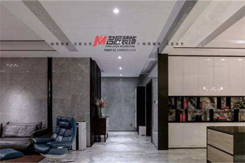 合肥市斌鋒悅境現代風格平層裝修案例