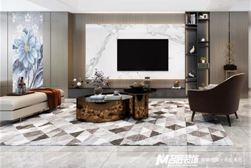 汕頭市熙海岸花園現代簡約風格三居室裝修案例